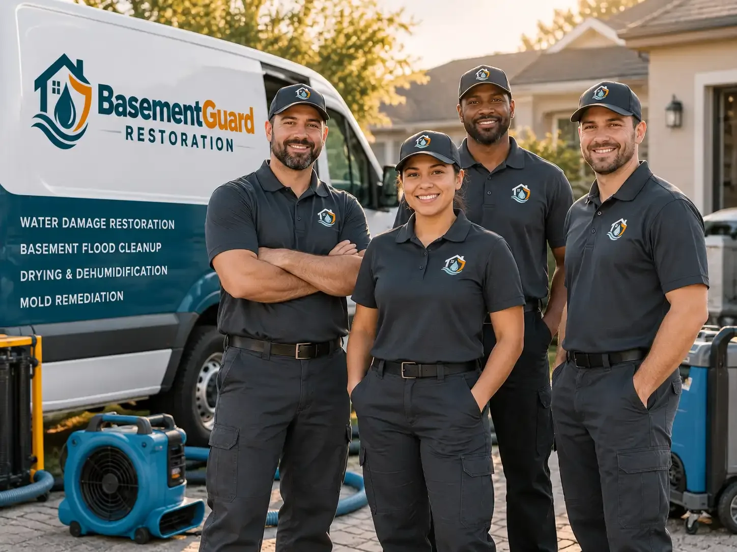 Basement Water Damage Restoration company in Harris, MO
